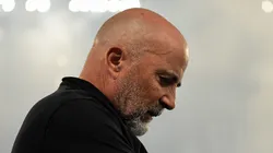 RJ - RIO DE JANEIRO - 02/09/2023 - BRASILEIRO A 2023, BOTAFOGO X FLAMENGO - Jorge Sampaoli tecnico do Flamengo durante partida contra o Botafogo no estadio Engenhao pelo campeonato Brasileiro A 2023.