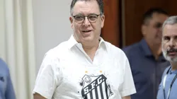 Marcelo Teixeira presidente do Santos durante coletiva de imprensa realizada no CT Rei Pele. Foto: Reinaldo Campos/AGIF
