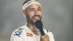 Neymar vai estrear contra o Botafogo-SP - Foto: Bruno Vaz/Santos FC.