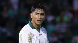Facundo Torres, jogador do Palmeiras, durante partida contra o Guarani no estádio Brinco de Ouro pelo Campeonato Paulista