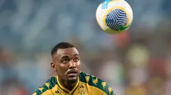 Ramon jogador do Cuiabá durante partida contra o Flamengo no estádio Arena Pantanal pelo campeonato Brasileiro A 2024. Foto: Gil Gomes/AGIF