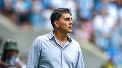 Gustavo Quinteros, técnico, na partida entre Grêmio e São Luiz disputada na tarde deste sabado, na Arena do Grêmio, valida pelo Campeonato Gaúcho 2025