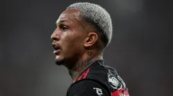 Wesley durante partida entre Flamengo e Athletico-PR, no Maracanã, pelo Brasileirão 2024.
