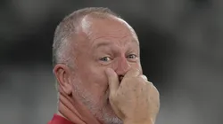 RJ - RIO DE JANEIRO - 29/01/2025 - CARIOCA 2025, BOTAFOGO X FLUMINENSE - Mano Menezes tecnico do Fluminense durante partida contra o Botafogo no estadio Engenhao pelo campeonato Carioca 2025.