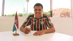 Pablo Henrique, volante do sub-17 do Fluminense. Foto: Fluminense