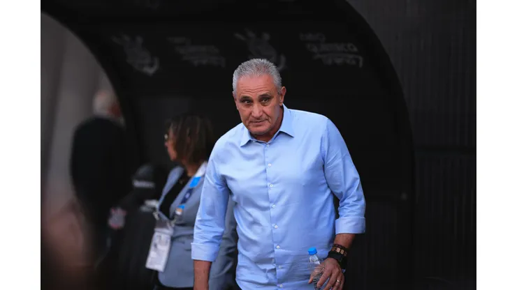 x-Flamengo, durante partida contra o Corinthians na Arena Corinthians pelo Campeonato Brasileiro A 2024. Foto: Ettore Chiereguini / AGIF