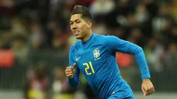 Roberto Firmino em ação pela Seleção Brasileira