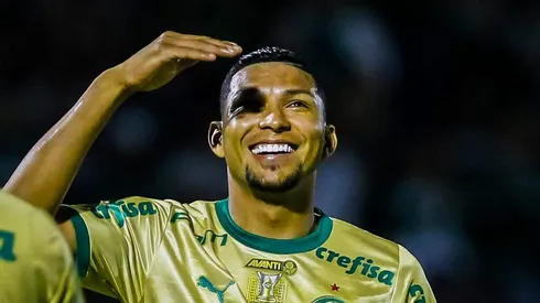 Rony durante jogo do Palmeiras.