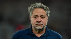 Júlio Casares presidente do São Paulo antes da partida contra o Flamengo no estádio Maracanã pelo campeonato Brasileiro A 2024. Foto: Thiago Ribeiro/AGIF