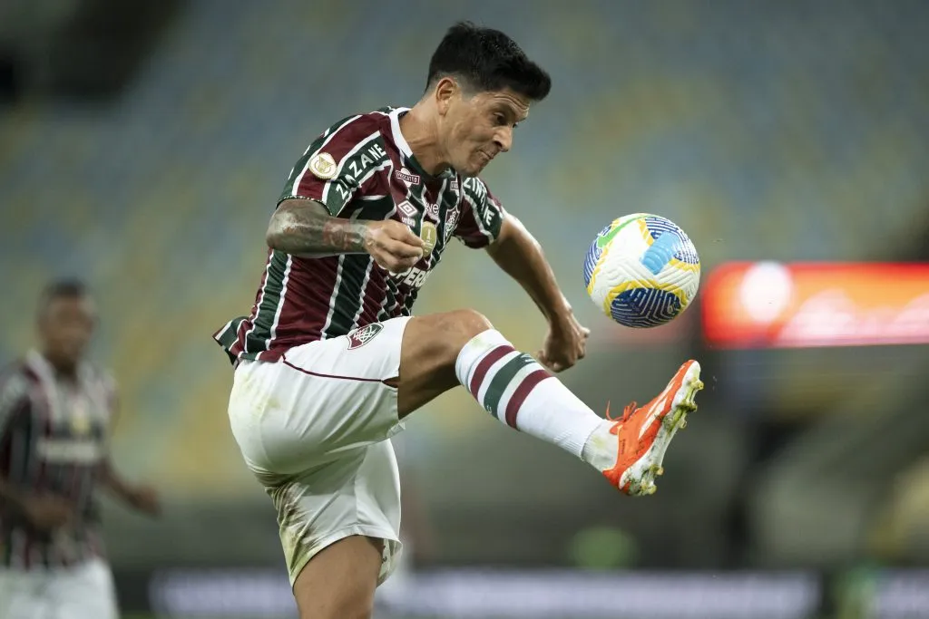 German Cano jogador do Fluminense – Foto: Jorge Rodrigues/AGIF