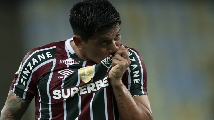 German Cano jogador do Fluminense. - Foto: Jorge Rodrigues/AGIF