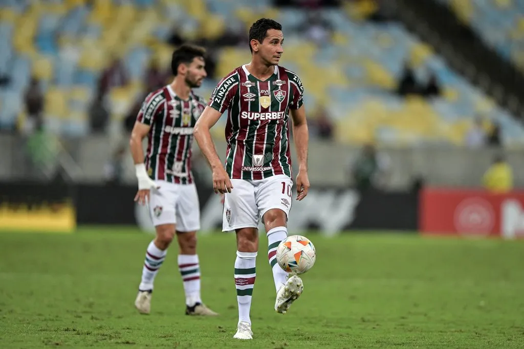 Paulo Henrique Ganso do Fluminense durante partida contra o Alianza Lima no estadio Maracana pelo campeonato Copa Libertadores 2024. Foto: Thiago Ribeiro/AGIF