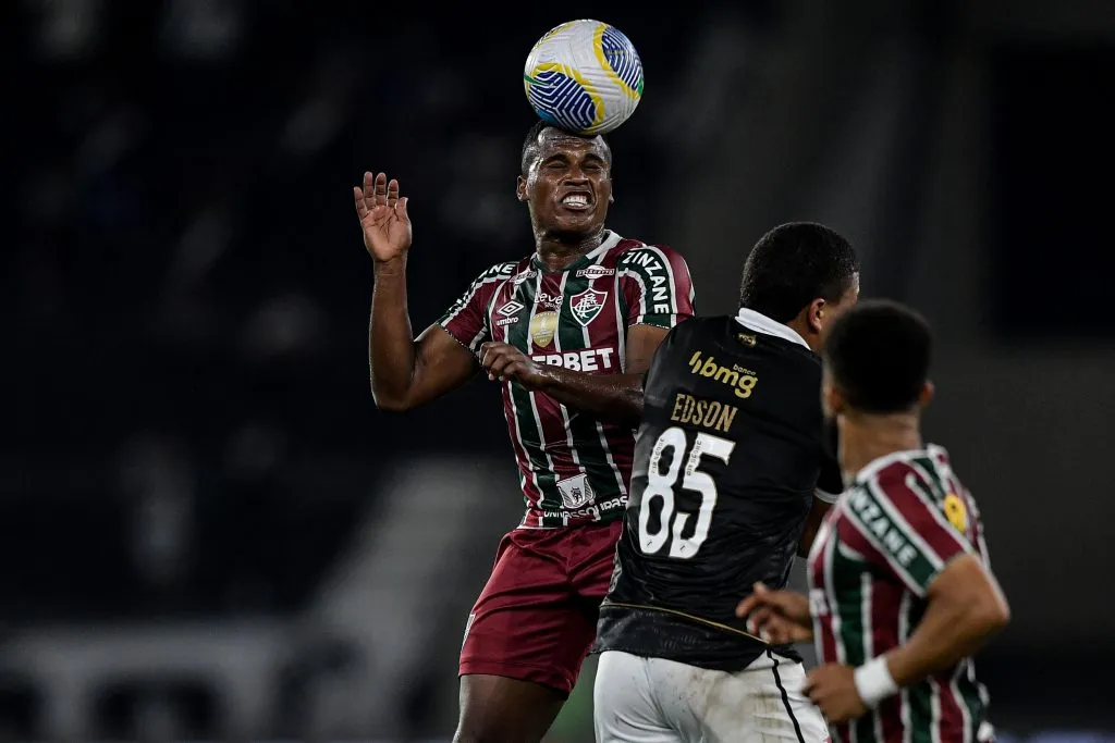 RJ – RIO DE JANEIRO – 10/08/2024 – BRASILEIRO A 2024, VASCO X FLUMINENSE – Arias jogador do Fluminense durante partida contra o Vasco no estadio Engenhao pelo campeonato Brasileiro A 2024. Foto: Thiago Ribeiro/AGIF