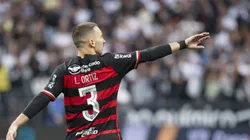 Leo Ortiz jogador do Flamengo durante partida contra o Corinthians no estádio Arena Corinthians pelo campeonato Copa Do Brasil 2024. Foto: Anderson Romão/AGIF