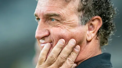 Cuca durante partida do Galão da Massa