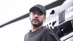 Neymar durante seus primeiros dias após voltar ao Peixão