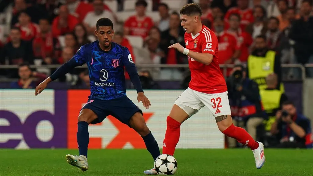 Rollheiser pouco jogou no Benfica -(Photo by Gualter Fatia/Getty Images).