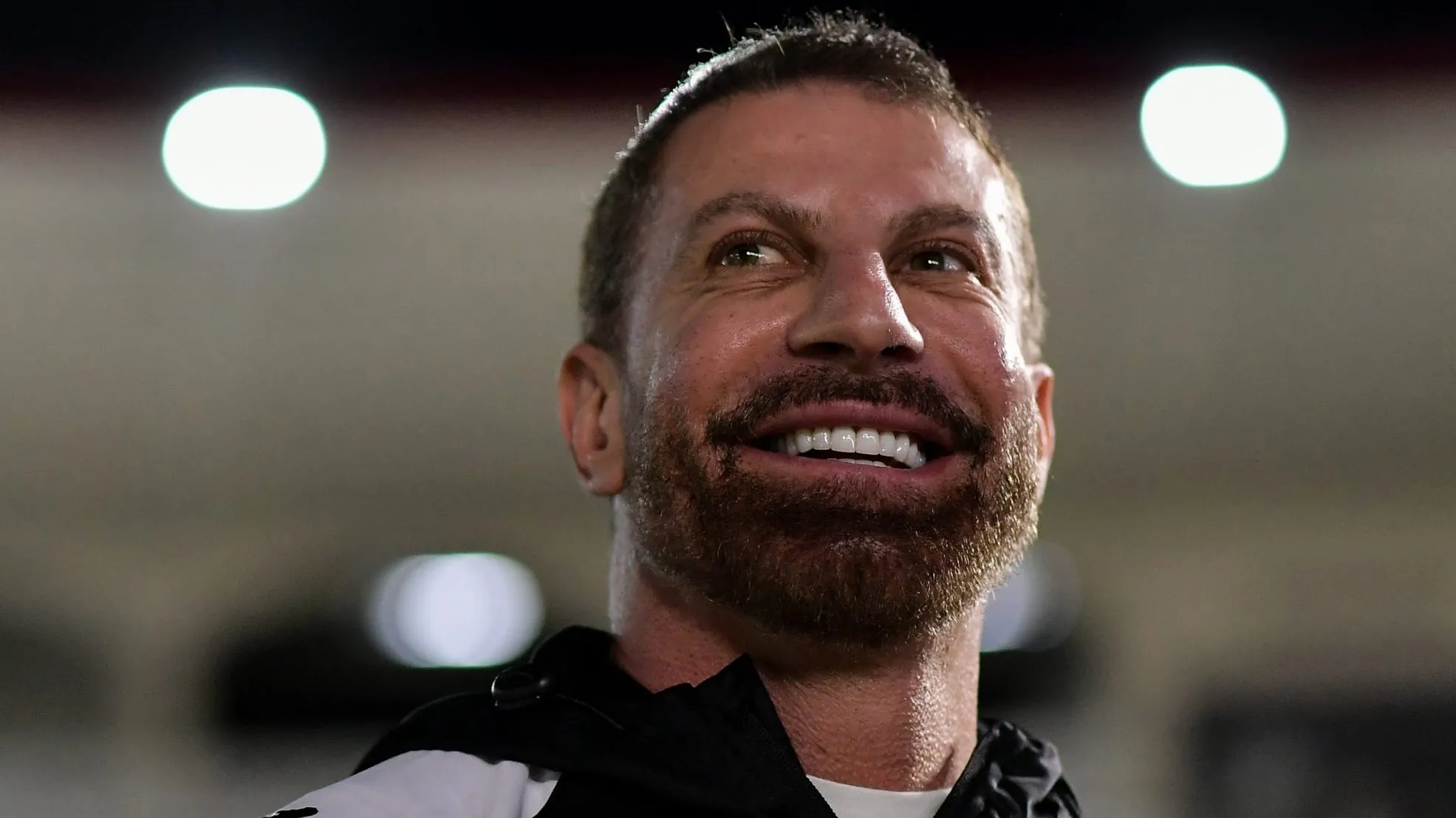Pedrinho, presidente do Vasco, durante partida contra o Bragantino em São Januário pelo Campeonato Brasileiro A 2024. Foto: Thiago Ribeiro / AGIF