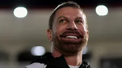 Pedrinho, presidente do Vasco, durante partida contra o Bragantino em São Januário pelo Campeonato Brasileiro A 2024. Foto: Thiago Ribeiro / AGIF