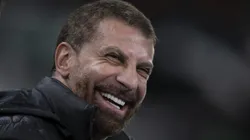 Pedrinho, presidente do Vasco, antes da partida contra o Fluminense no Nilton Santos pelo Campeonato Brasileiro A 2024. Foto: Jorge Rodrigues / AGIF