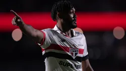 Sabino jogador do Sao Paulo durante partida contra o Juventude no estadio Morumbi pelo campeonato Brasileiro A 2024. Foto: Ettore Chiereguini/AGIF