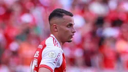 Bruno Gomes, lesionado no Internacional