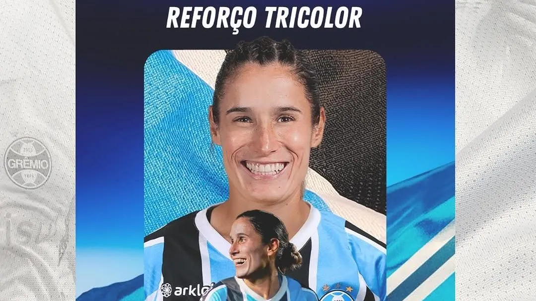 Daniela Montoya, novo reforço das Gurias Gremistas para nova temporada. Foto: Divulgação/Grêmio