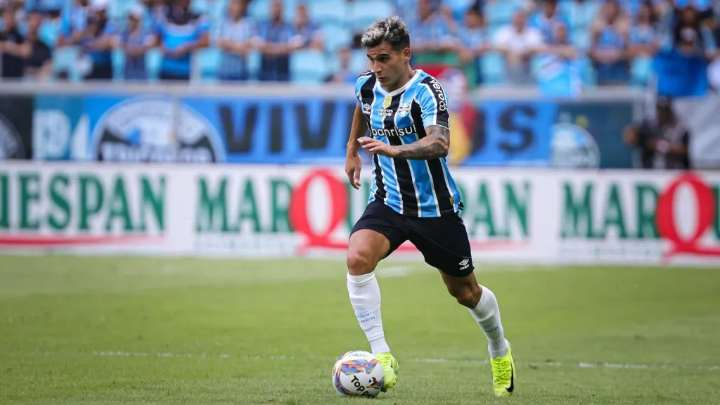 Cristaldo marcou duas vezes na goleada sobre o São Luiz. Foto: Maxi Franzoi/AGIF