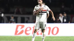 SP - SAO PAULO - 05/02/2025 - PAULISTA 2025, SAO PAULO X MIRASSOL - Calleri jogador do Sao Paulo comemora seu gol durante partida contra o Mirassol no estadio Morumbi pelo campeonato Paulista 2025. Foto: Marcello Zambrana/AGIF