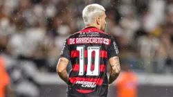 PA - BELEM - 02/02/2025 - SUPERCOPA 2025, FLAMENGO X BOTAFOGO - Arrascaeta jogador do Flamengo durante partida contra o Botafogo no estadio Mangueirao pelo campeonato Supercopa 2025. Foto: Fernando Torres/AGIF