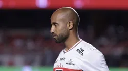 SP - SAO PAULO - 05/02/2025 - PAULISTA 2025, SAO PAULO X MIRASSOL - Lucas Moura jogador do Sao Paulo durante partida contra o Mirassol no estadio Morumbi pelo campeonato Paulista 2025. Foto: Marcello Zambrana/AGIF