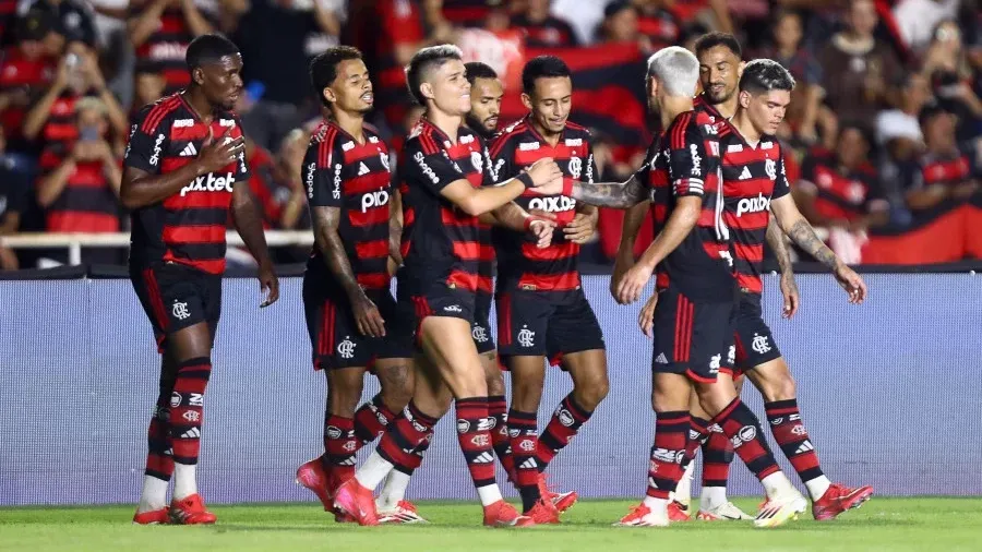Flamengo goleou a Portuguesa. Foto: Gilvan de Souza/Flamengo
