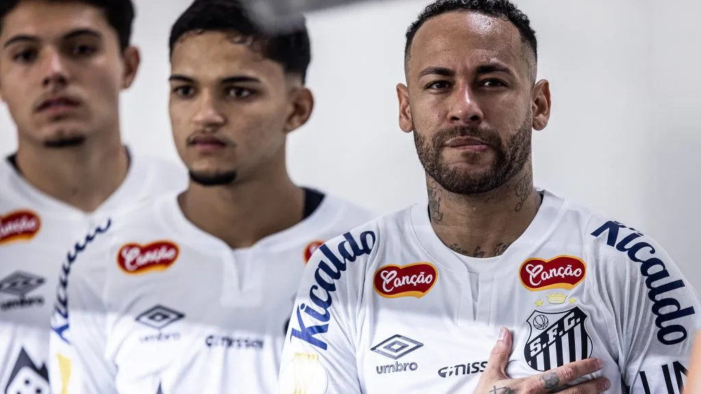 Neymar reestreia com empate no Santos – Fotos: Raul Baretta/ Santos FC.