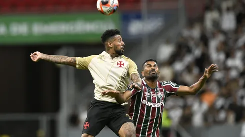 Paulinho jogador do Vasco durante partida contra o Fluminense no estádio Mane Garrincha pelo campeonato Carioca 2025. Foto: Mateus Bonomi/AGIF