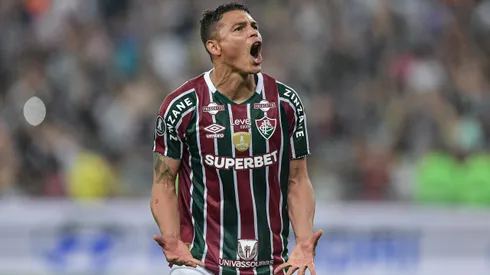 Thiago Silva jogador do Fluminense durante partida contra o Grêmio no estádio Maracanã pelo campeonato Copa Libertadores 2024.