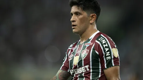 RJ - RIO DE JANEIRO - 09/04/2024 - COPA LIBERTADORES 2024, FLUMINENSE X COLO-COLO - German Cano jogador do Fluminense durante partida contra o Colo-Colo no estadio Maracana pelo campeonato Copa Libertadores 2024. Foto: Jorge Rodrigues/AGIF