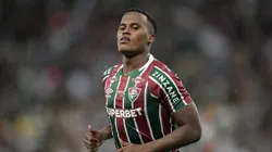 Arias jogador do Fluminense durante partida contra o Cuiabá no estádio Maracanã pelo campeonato Brasileiro A 2024. Foto: Thiago Ribeiro/AGIF