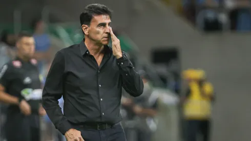 RS - PORTO ALEGRE - 26/01/2025 - GAUCHO 2025, GREMIO X CAXIAS - Gustavo Quinteros tecnico do Gremio durante partida contra o Caxias no estadio Arena do Gremio pelo campeonato Gaucho 2025. Foto: Maxi Franzoi/AGIF