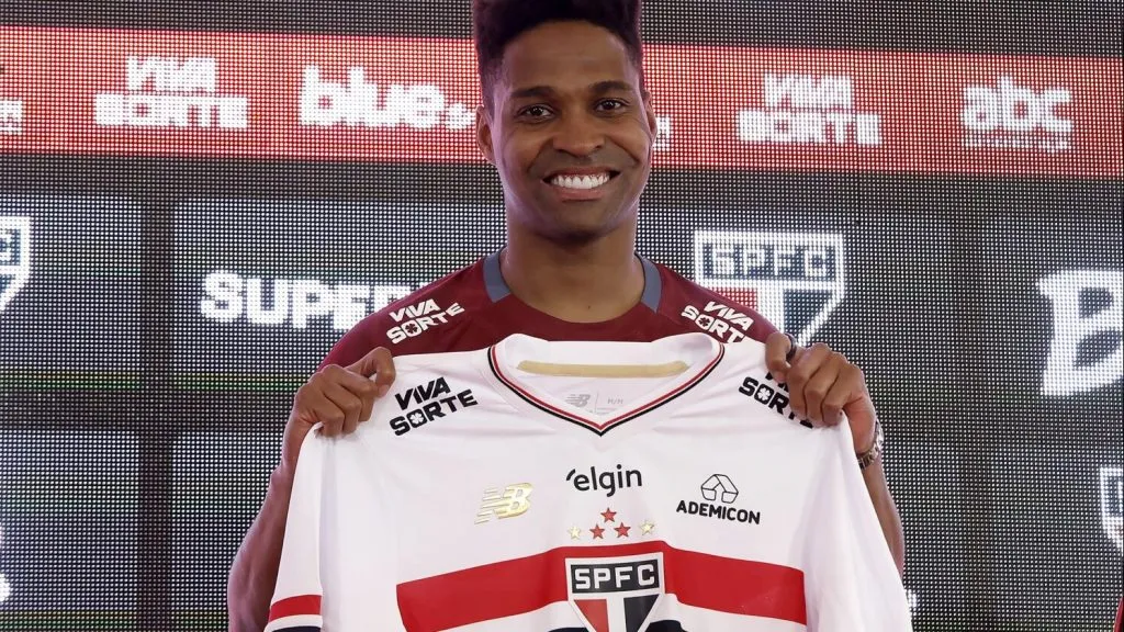 Wendell durante sua apresentação. Foto: Rubens Chiri/São Paulo FC