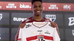 Wendell durante sua apresentação. Foto: Rubens Chiri/São Paulo FC