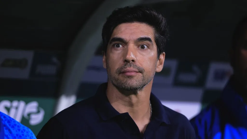 Abel Ferreira, em partida do Palmeiras