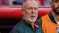 Mano Menezes técnico do Fluminense durante partida contra o Internacional no estádio Beira-Rio pelo campeonato Brasileiro A 2024. Foto: Maxi Franzoi/AGIF