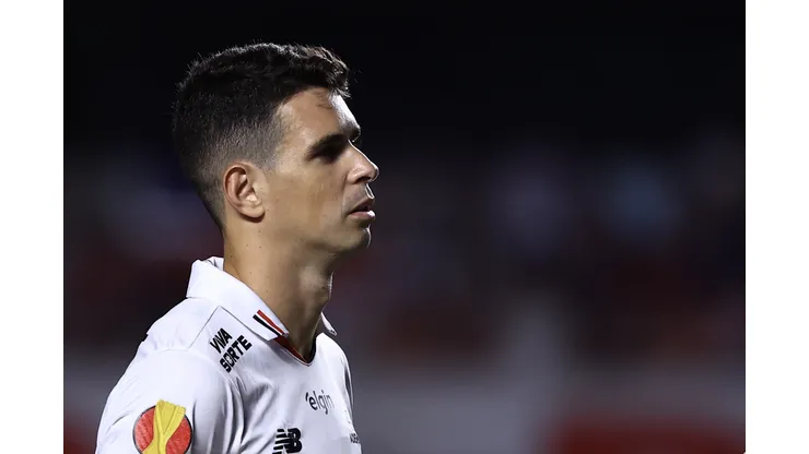 Oscar jogador do São Paulo durante partida contra o Guarani no estádio Morumbi pelo campeonato Paulista 2025. Foto: Marcello Zambrana/AGIF