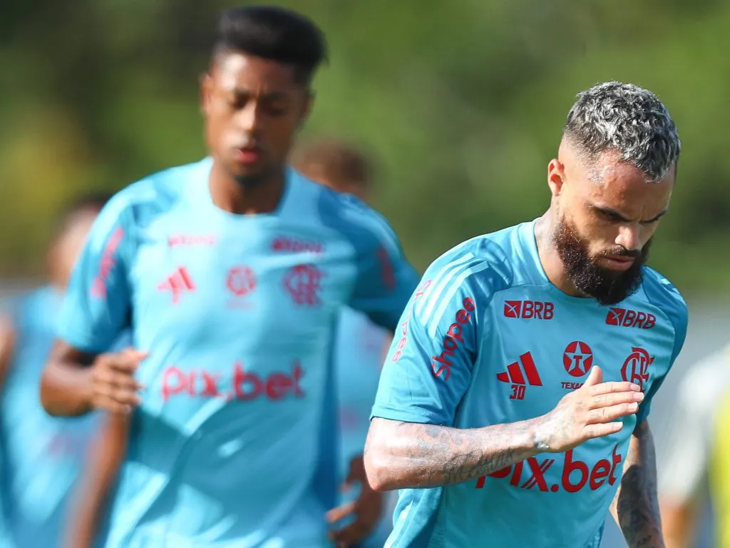 Flamengo durante treino. Foto: Gilvan de Souza/Flamengo