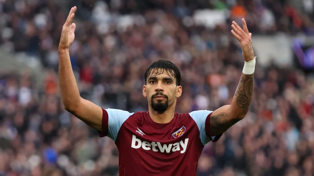 Paquetá está desde 2022 no clube inglês. Photo by Ryan Pierse/Getty Images