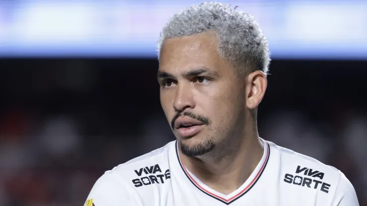 Luciano, do São Paulo, durante partida contra o Mirassol no MorumBis pelo Campeonato Paulista 2025. Foto: Marcello Zambrana / AGIF