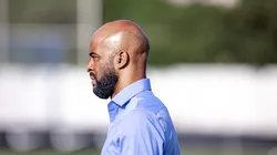 Fabinho Soldado Diretor do Corinthians durante treino no Centro de Treinamento CT Joaquim Grava. Foto: Leonardo Lima/AGIF