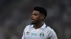 Jemerson jogador do Grêmio durante partida contra o Fluminense no estádio Maracanã pelo campeonato Copa Libertadores 2024. Foto: Thiago Ribeiro/AGIF