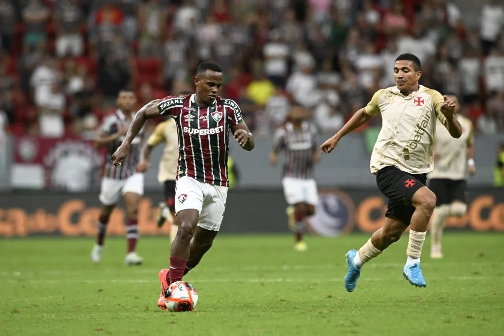 Vasco perdeu a invencibilidade no clássico contra o Fluminense. Foto: Mateus Bonomi/AGIF
