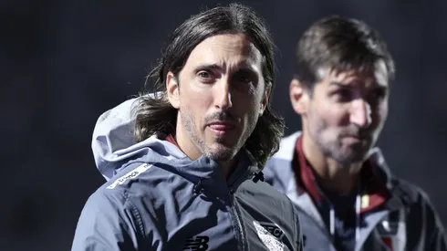 Luis Zubeldía, técnico do São Paulo, durante partida contra a Portuguesa no Pacaembu pelo Campeonato Paulista 2025. Foto: Marcello Zambrana / AGIF